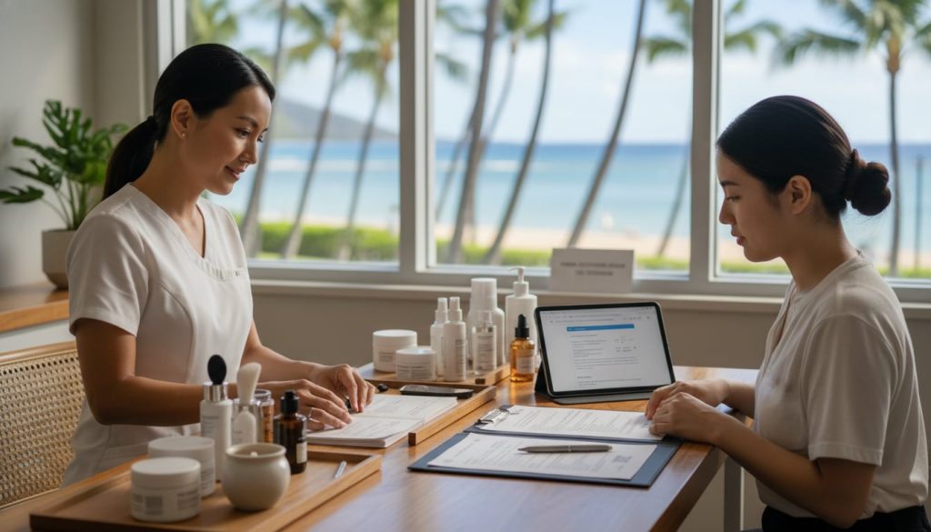 aesthetic license requirements in Hawaii